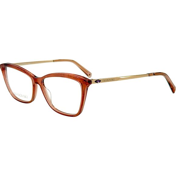 Swarovski SK5314 Womens Plastic Eyeglass Frame 074 Pink 54-14